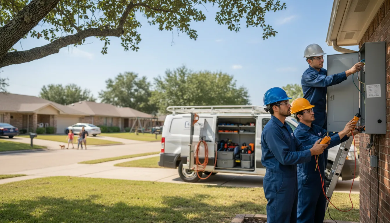 Certified electrician providing emergency electrical services in Ruther Glen, VA